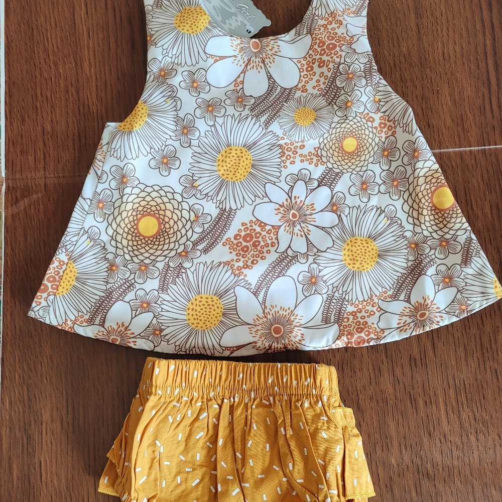 2 Piece Infant Sunsuit